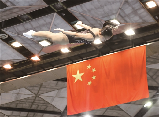 爱游戏下载-蹦床女子团体：俄罗斯队夺冠